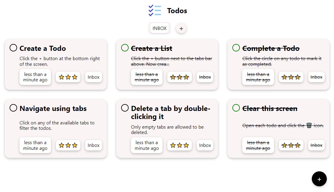 todo list project